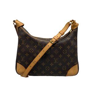 Louis Vuitton Brown Monogram Boulogne 30 Shoulder Bag